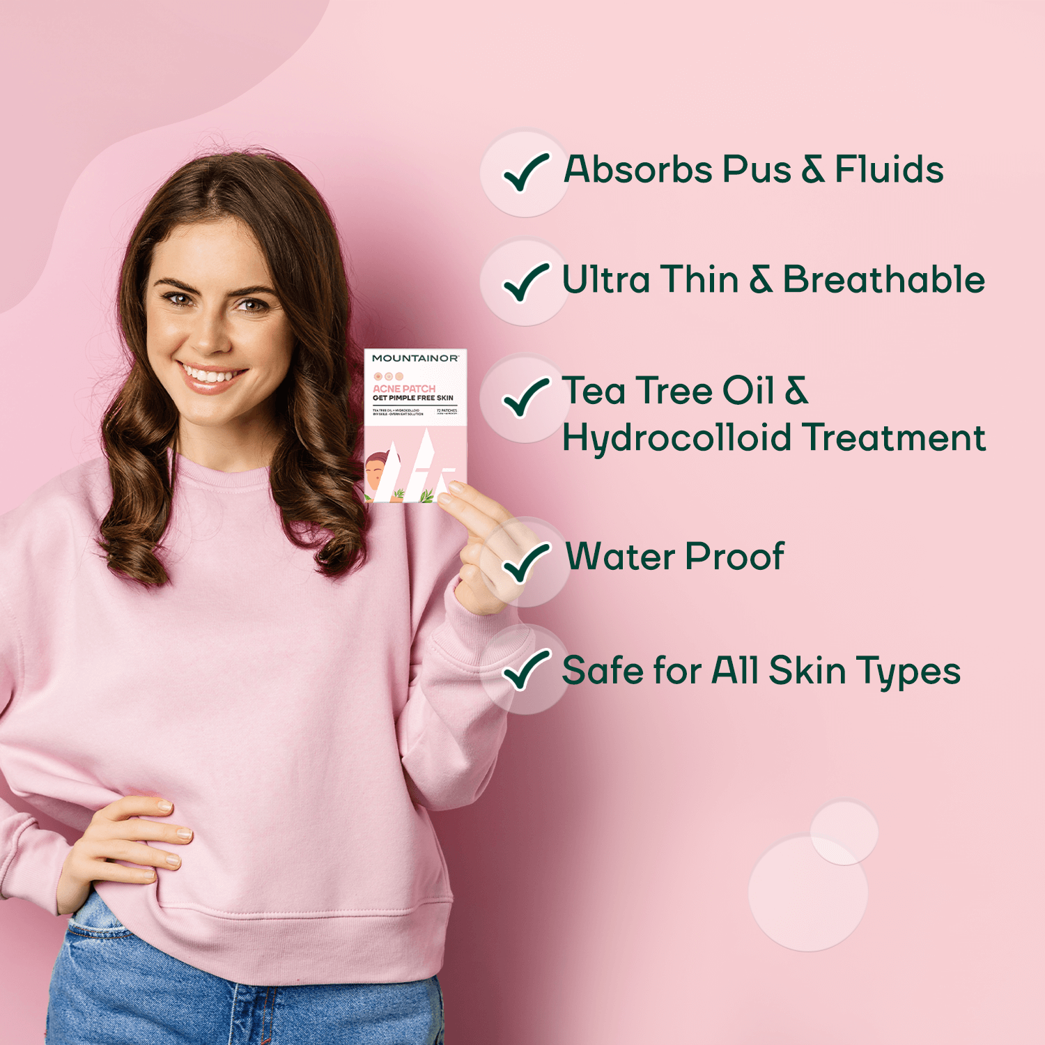 Acne Pimple Patch 72 || Acne Pimple Patch - Unisex 36 For FREE