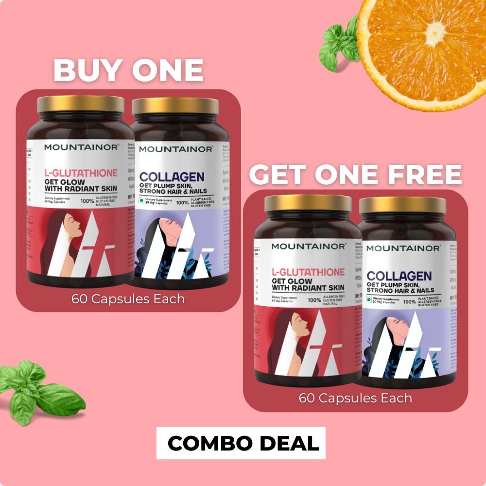 L-Glutathione + Collagen Combo Pack (Buy 1 Get 1 Free)