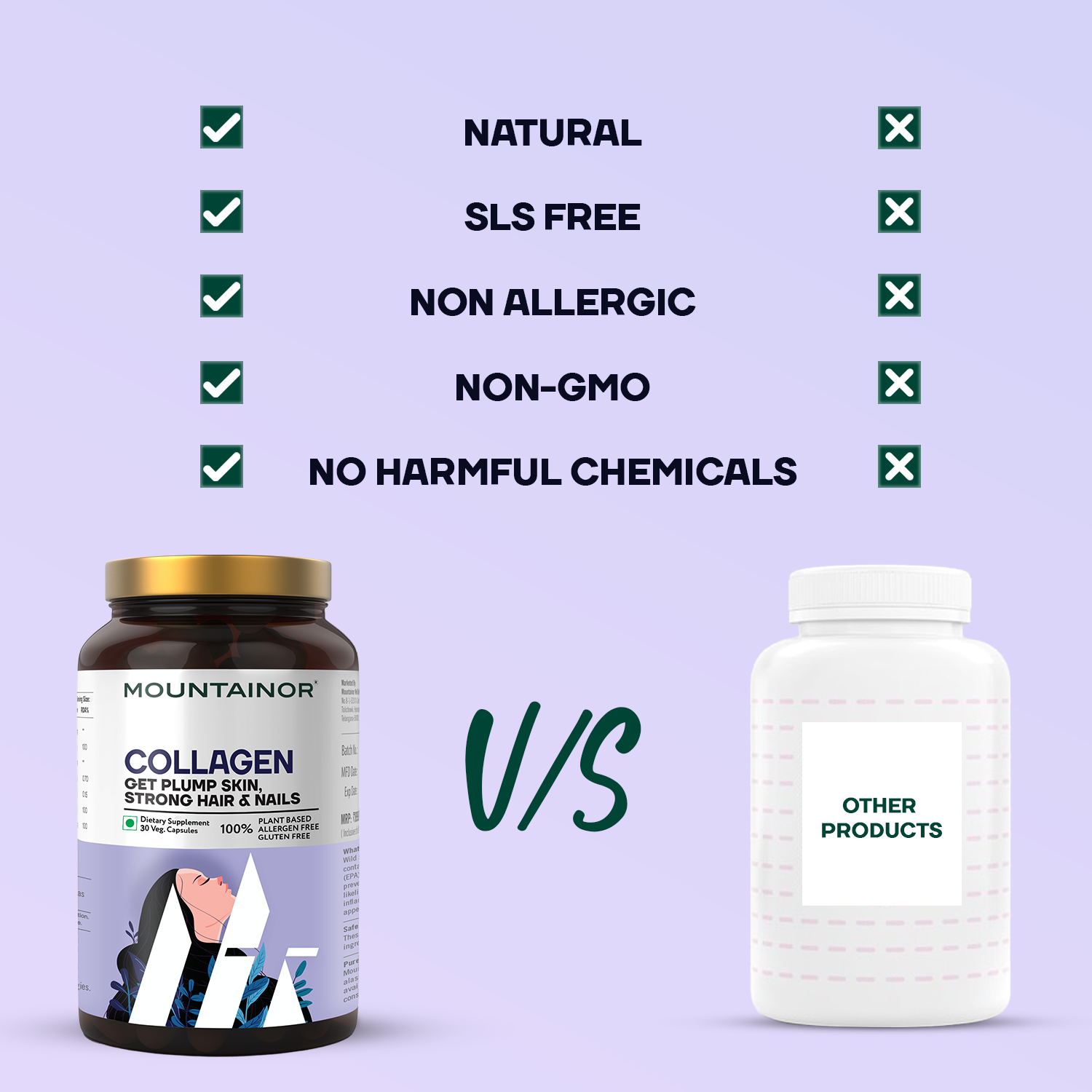 Collagen Capsules for Healthier Skin | Buy 2 Get 2 Free - (120 capsules total)