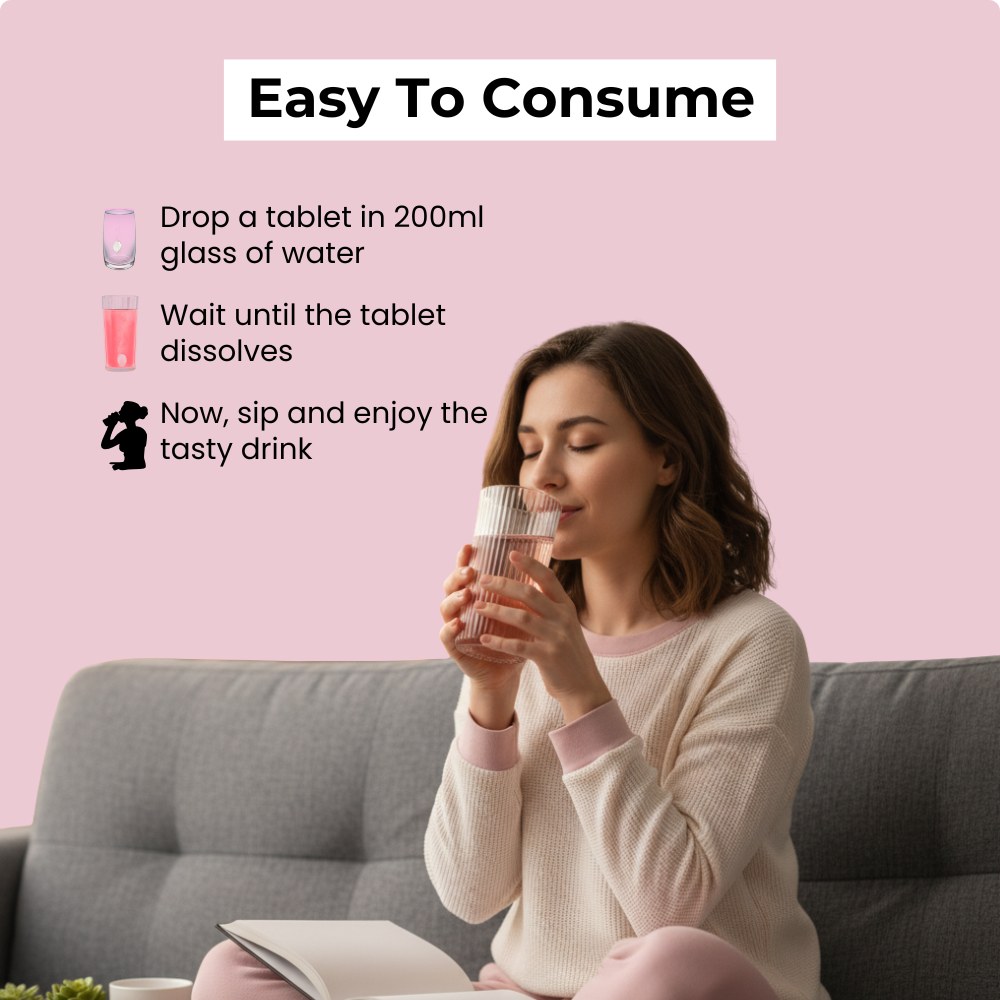 GlowCin For Clear, Glowing Skin: Glutathione + Niacinamide Effervescent Tablets