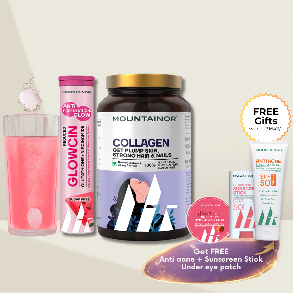 Ultimate Glow: Glowcin & Collagen Combo Pack ( Get FREE Gift)