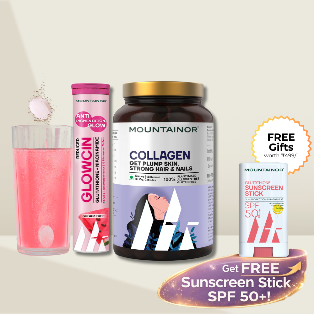 Ultimate Glow: Glowcin & Collagen Combo Pack ( Get FREE Gift)