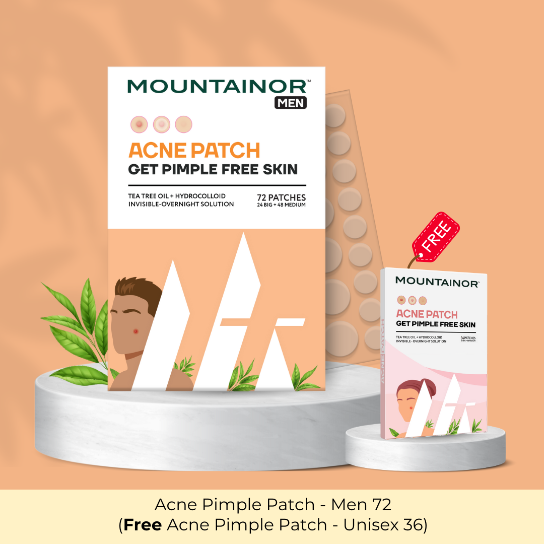 Acne Pimple Patch for Men 72 Patches for Clear, Blemish-Free Skin || Acne Pimple Patch - Unisex 36 For FREE