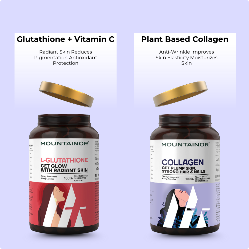 L-Glutathione + Collagen for Skin Brightening, Reduce Pigmentation & Youthfull Skin (Get FREE Gift)