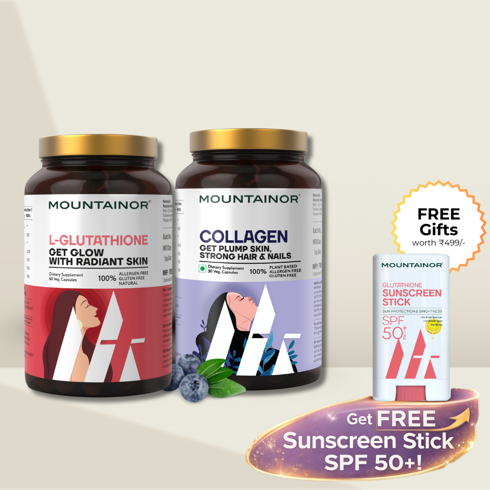 L-Glutathione + Collagen for Skin Brightening, Reduce Pigmentation & Youthfull Skin (Get FREE Gift)