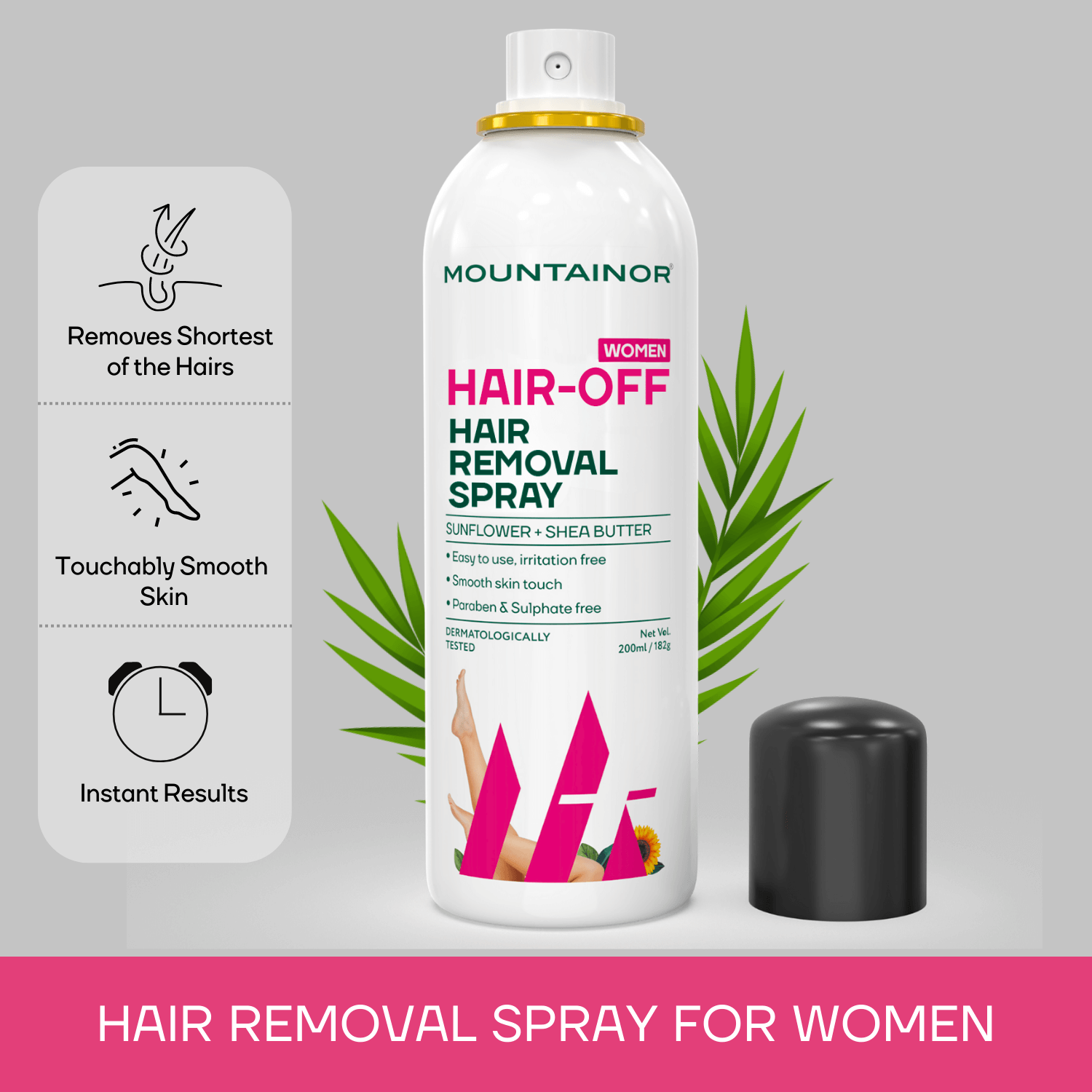 Hair Removal Spray for Women💃🏻✨ | Painless & Fast-Acting Body Hair Solution🌻 - 200ml