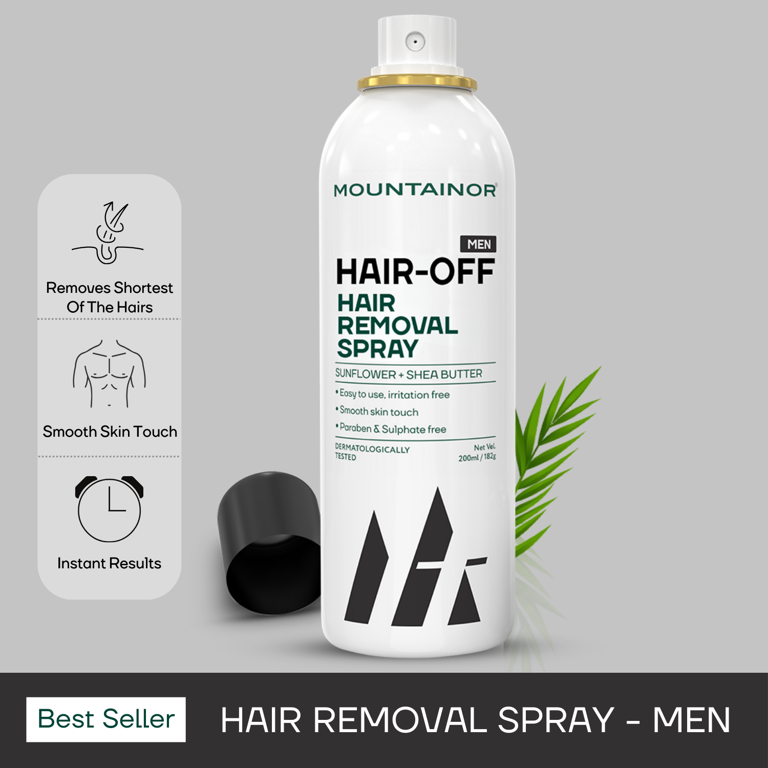 Hair Removal Spray for Men🧔🏻‍♀️| Painless & Fast-Acting Body Hair Solution🌻 - 200ml