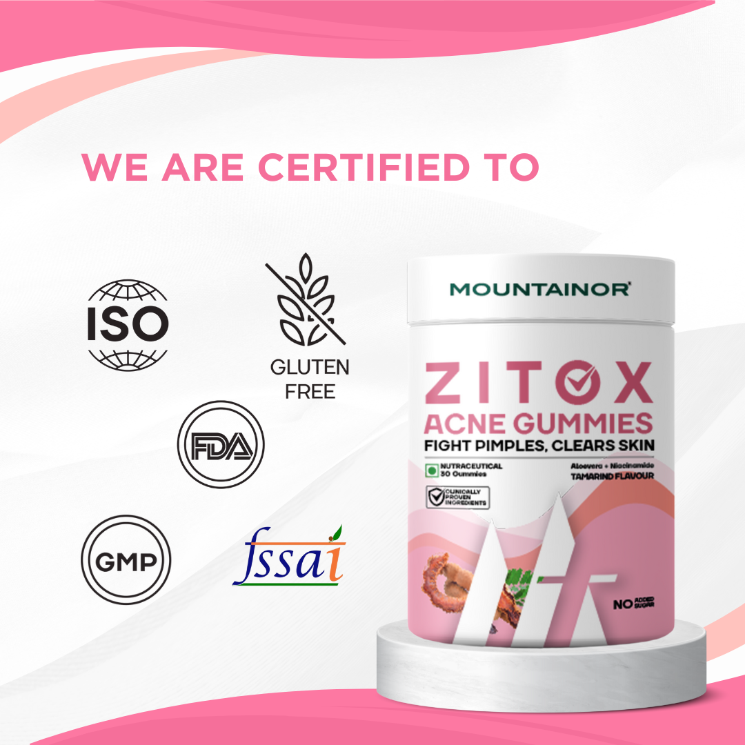 Zitox Acne Gummies (30) – Science-Backed Skin Clarity