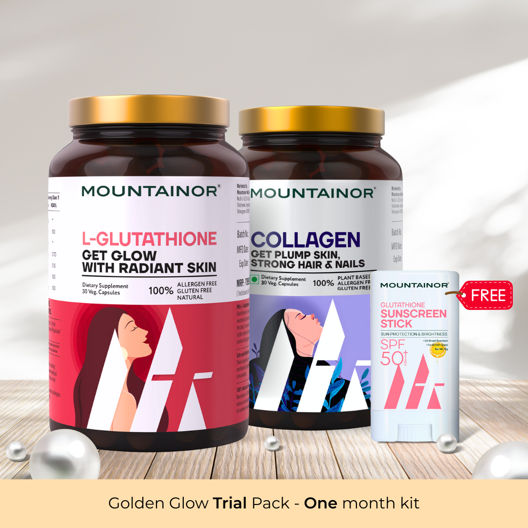 L-Glutathione + Collagen for Skin Brightening, Reduce Pigmentation & Youthfull Skin || Get FREE Gift