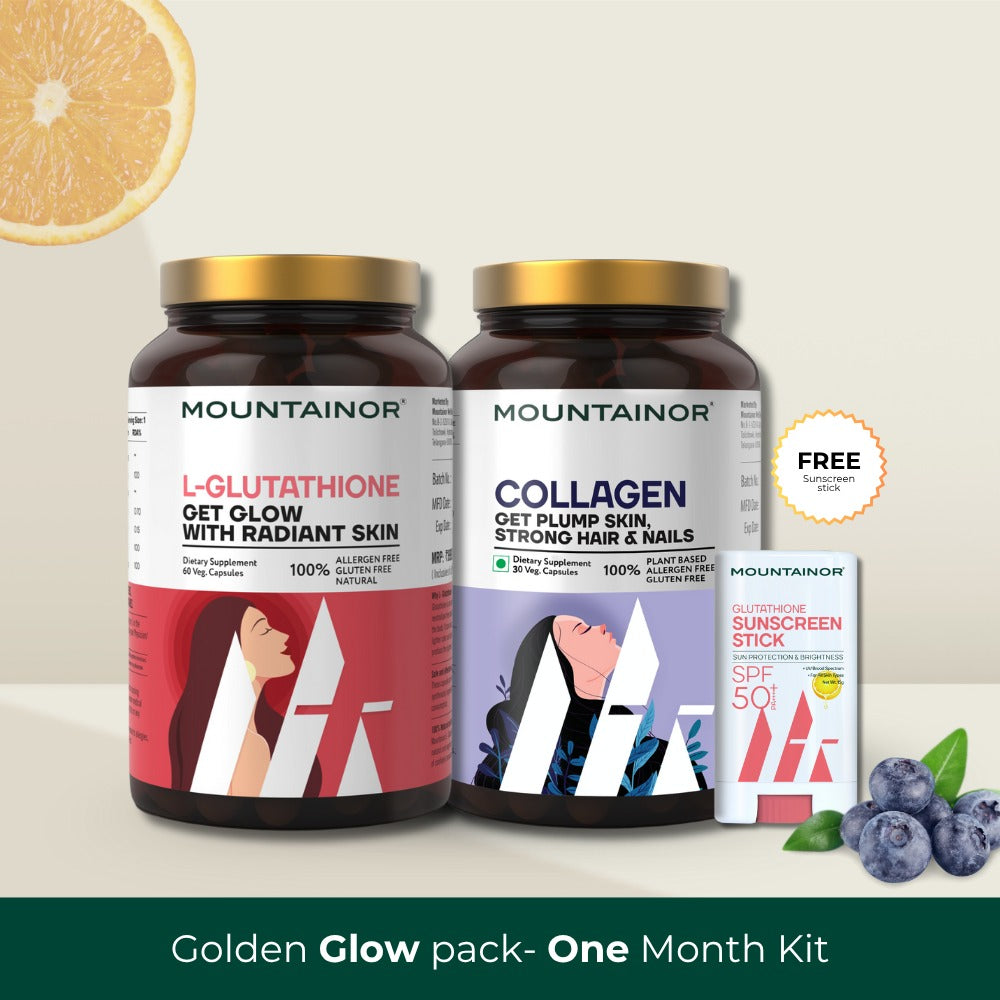 L-Glutathione + Collagen for Skin Brightening, Reduce Pigmentation & Youthfull Skin || Get Free Products