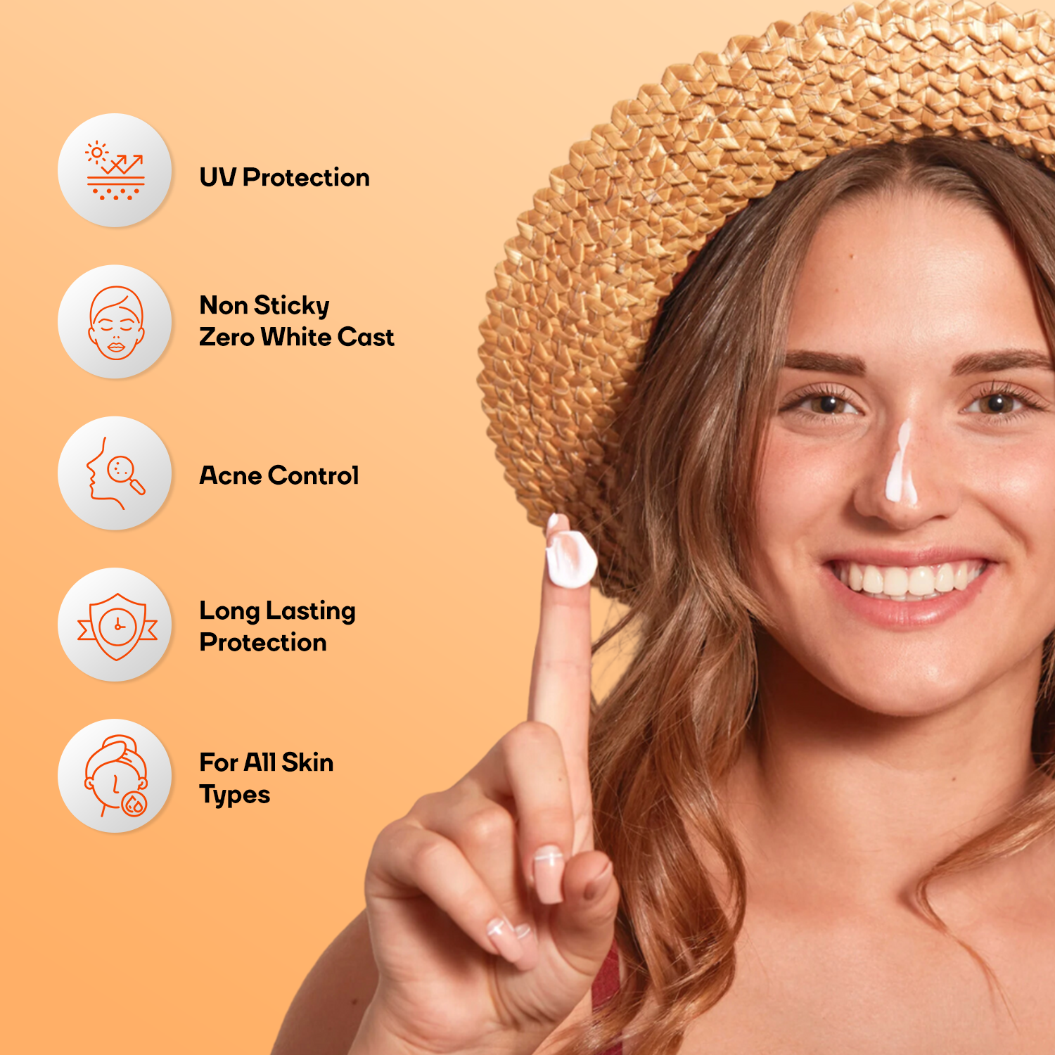 Anti Acne UV Sunscreen Gel - SPF 50+ PA++++ | 50g