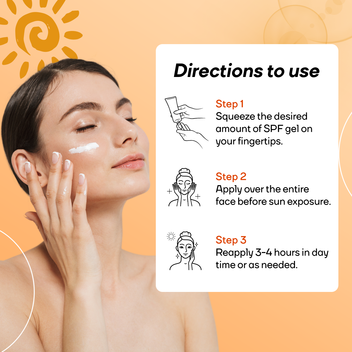 Sunscreen Gel+Stick+Under Eye Patches