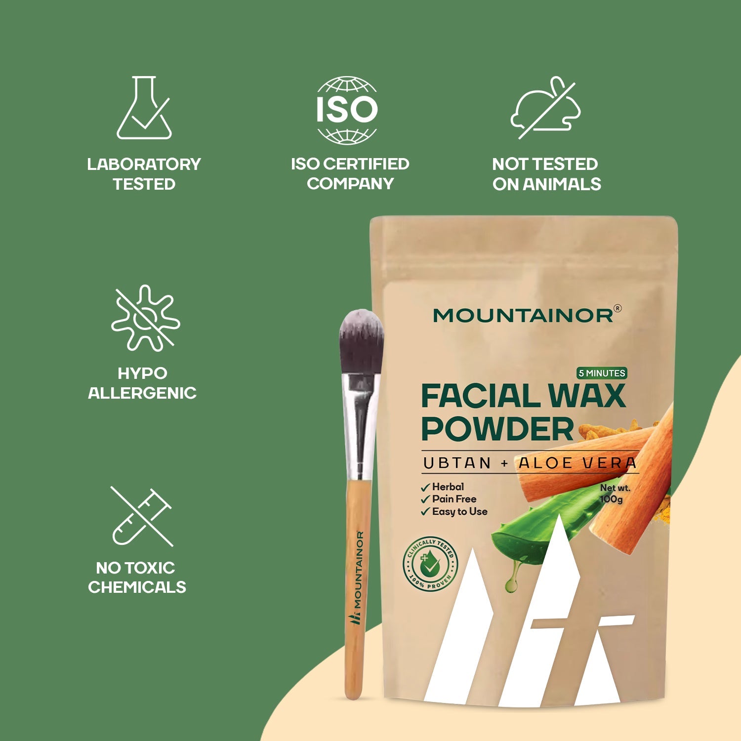 Glutathione Sunscreen Stick + Facial Hair Wax Powder