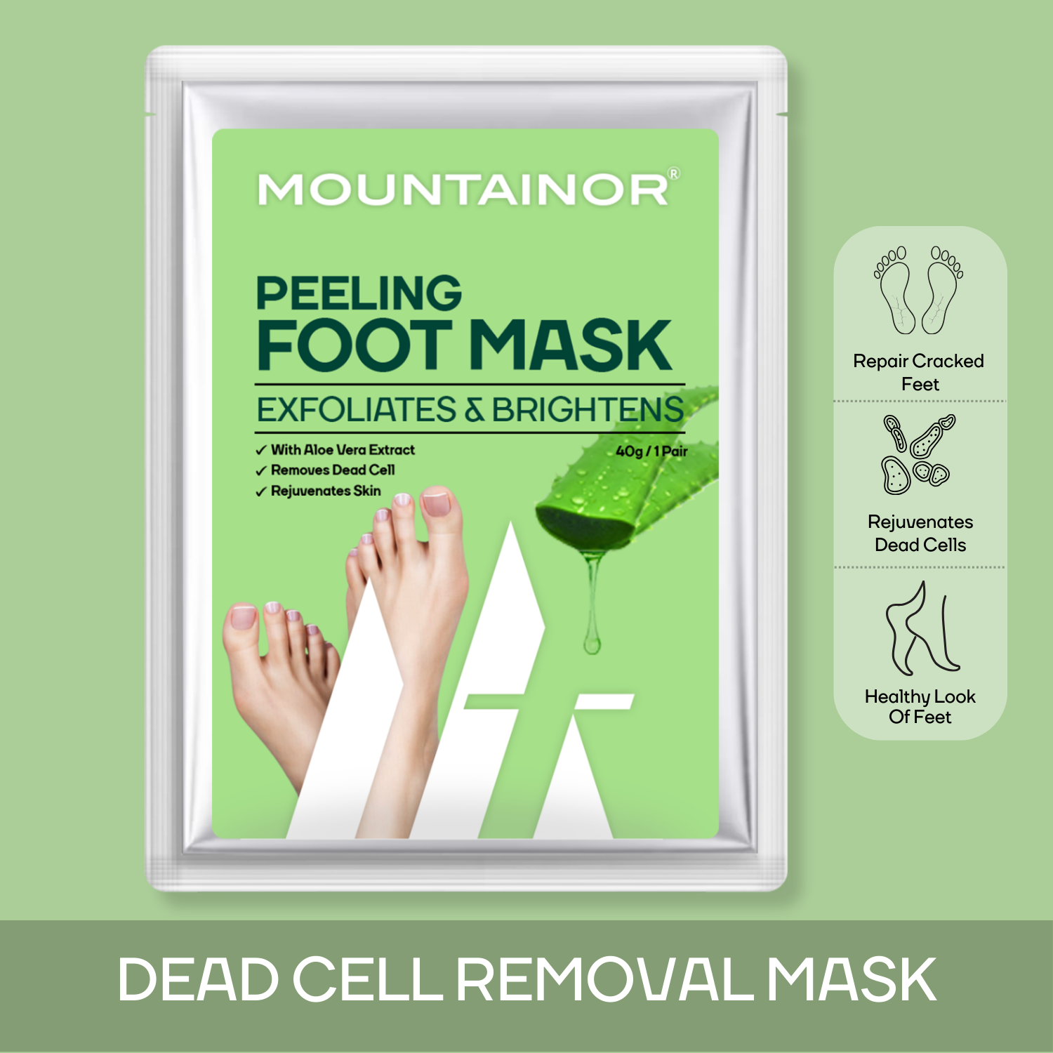 Exfoliate and Reveal Smooth, Soft Feet with Our Nourishing Foot Peeling Mask