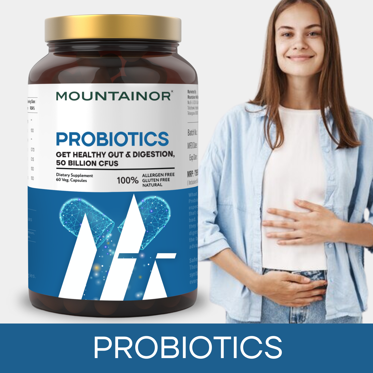 Wild Alaskan Omega-3 Fish Oil + Probiotic Capsules || Get FREE Gift
