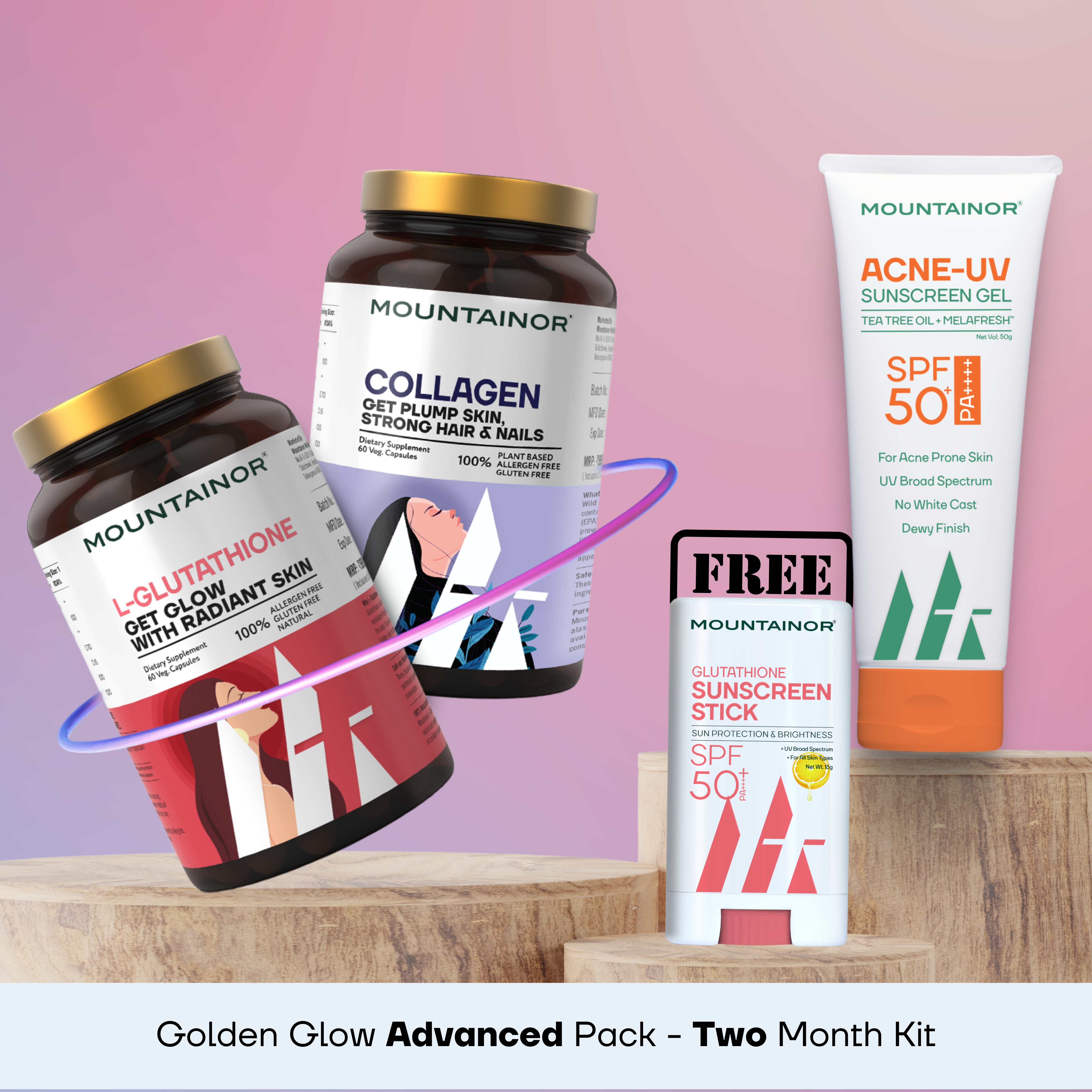 L-Glutathione + Collagen for Skin Brightening, Reduce Pigmentation & Youthfull Skin || Get FREE Gift