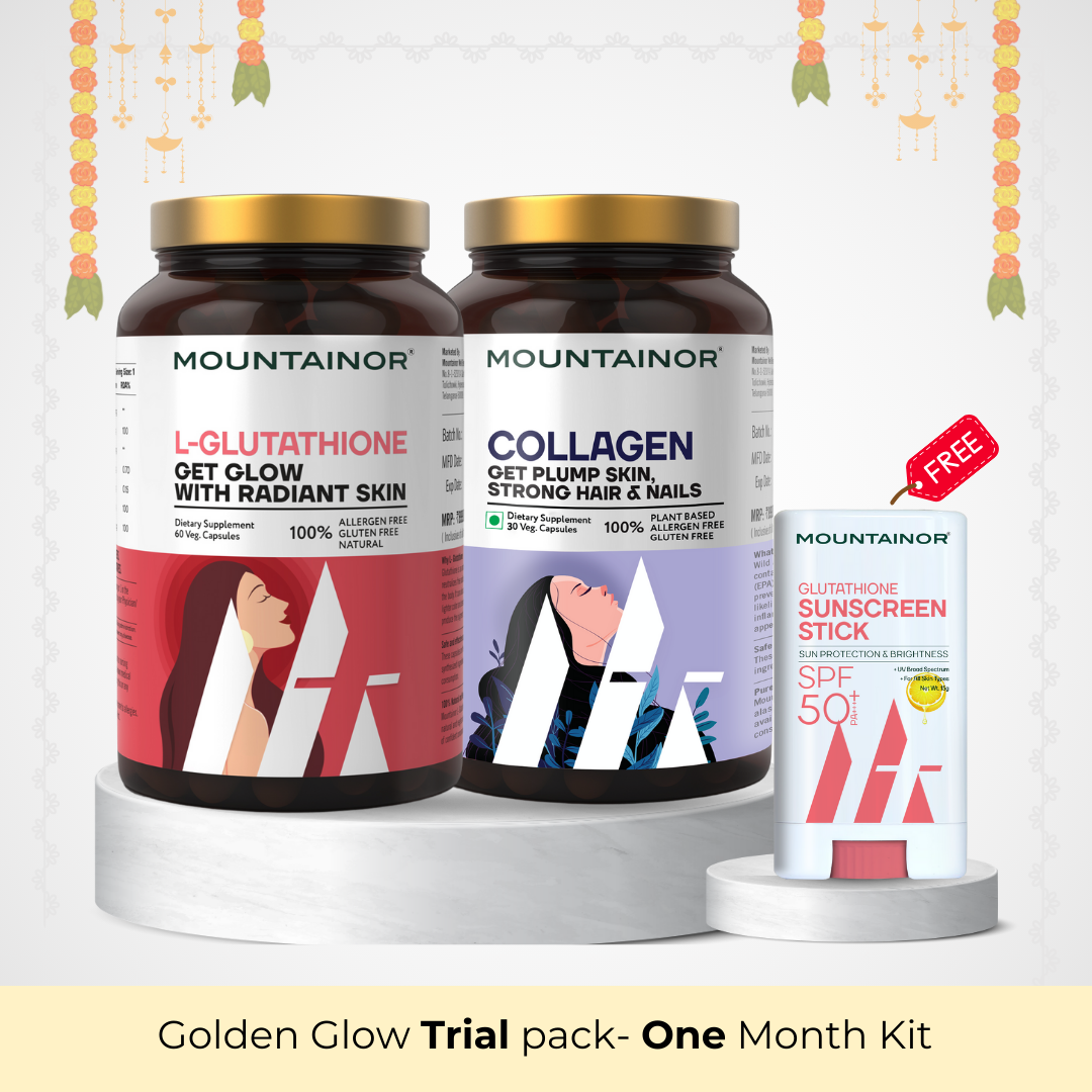 Freedom Combo : L-Glutathione + Collagen + Sunscreen Stick