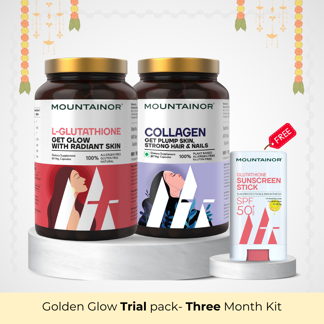 Freedom Combo : L-Glutathione + Collagen + Sunscreen Stick