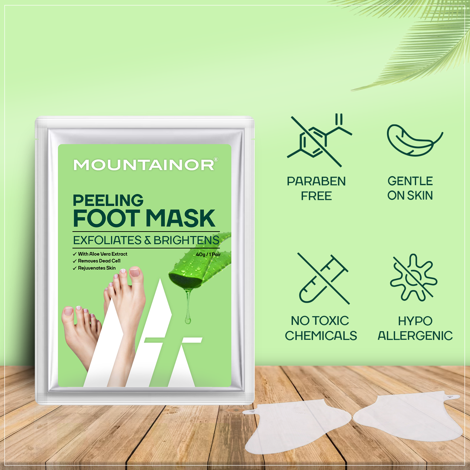 Exfoliate and Reveal Smooth, Soft Feet with Our Nourishing Foot Peeling Mask