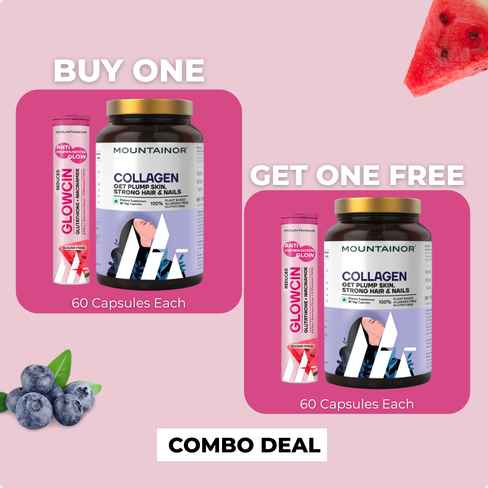 GlowCin For Clear, Glowing, Skin Brightening Skin - Buy 1 Get 1 Free
