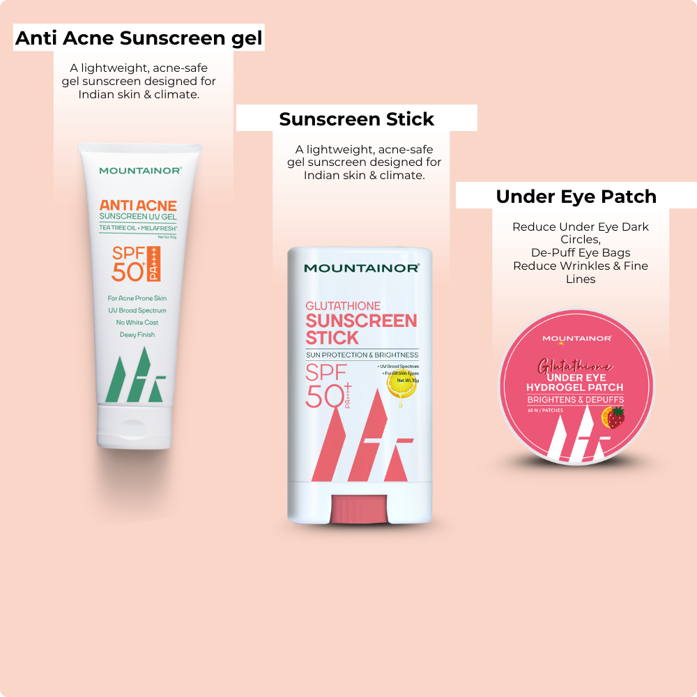 Sunscreen Gel+Stick+Under Eye Patches