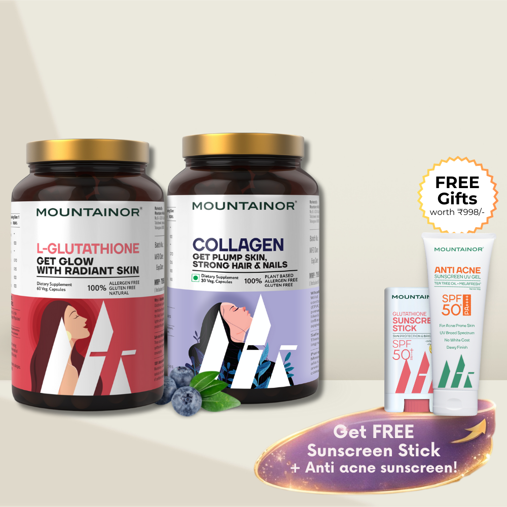 L-Glutathione + Collagen for Skin Brightening, Reduce Pigmentation & Youthfull Skin (Get FREE Gift)