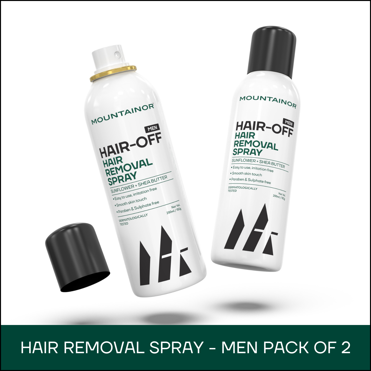 Hair removal spray for men Pack of 2
