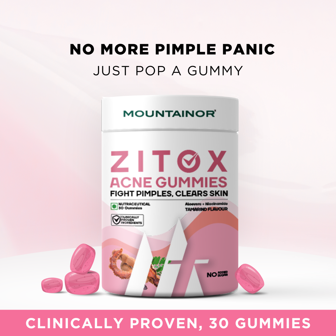 Zitox Acne Gummies (30) – Science-Backed Skin Clarity