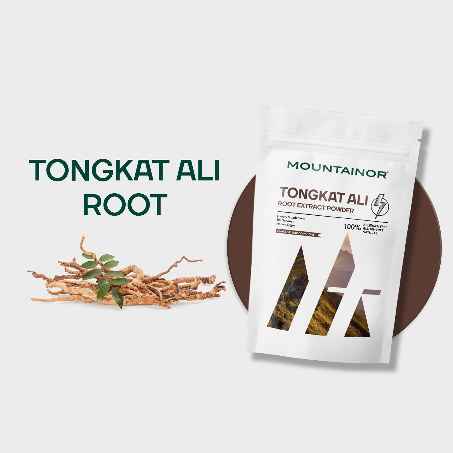 Hair Removal Spray For Men + Tongkat Ali Longjack Root (Combo)