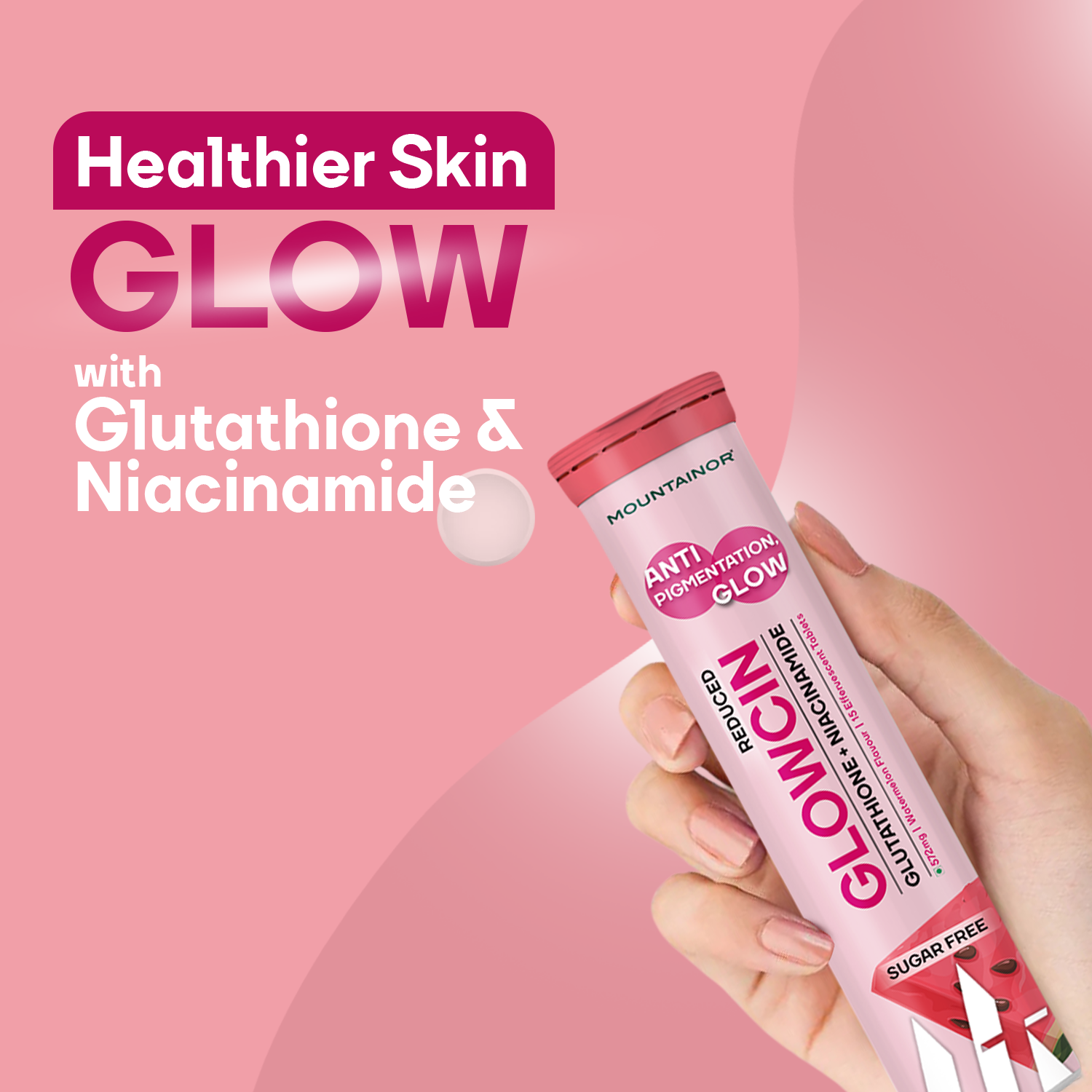GlowCin For Clear, Glowing Skin  | Buy 2 Get 2 Free - (120 capsules total)