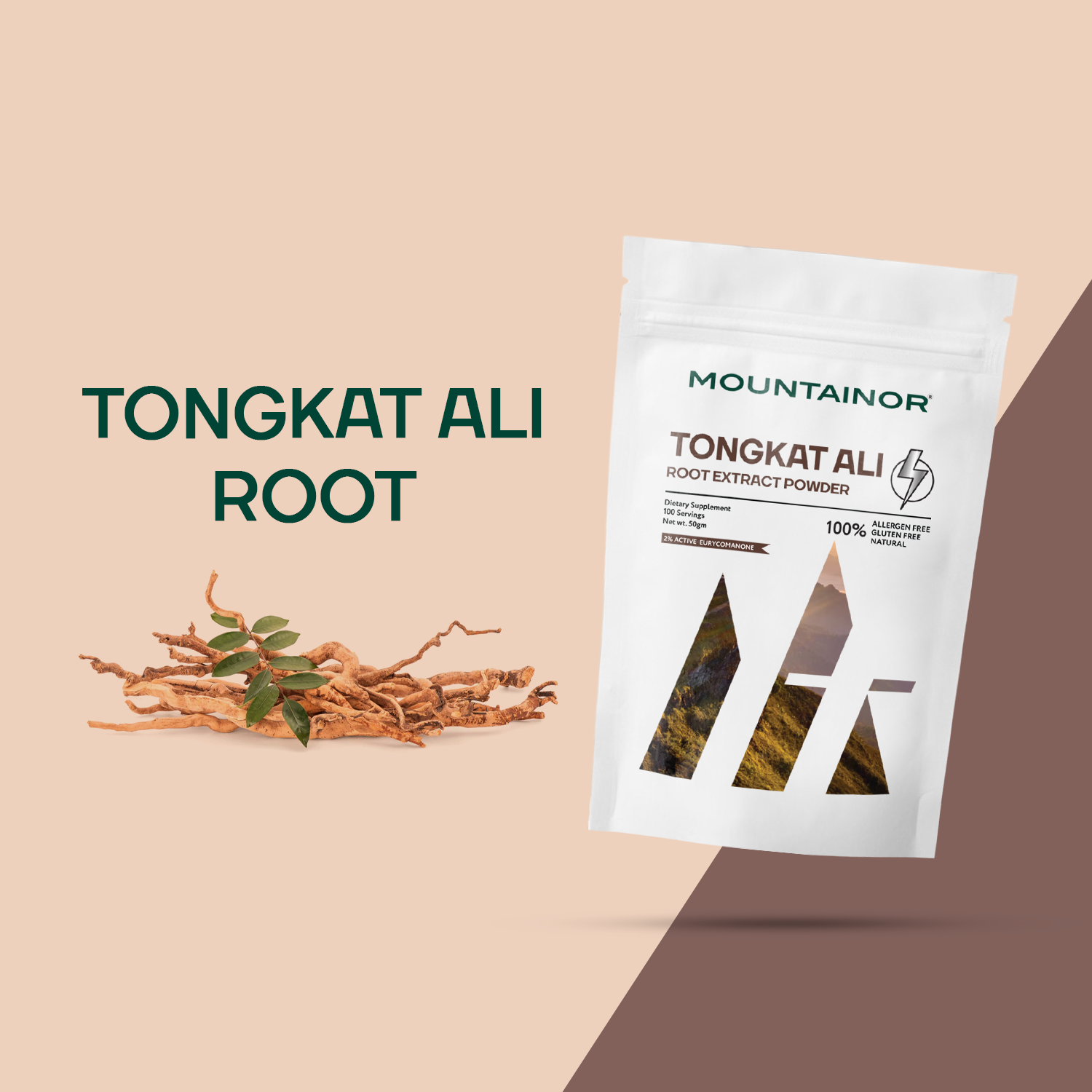 Tongkat Ali Longjack Root⚡(50g)  Enhanced Testo Level 🔥